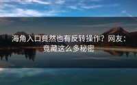 海角入口竟然也有反转操作？网友：竟藏这么多秘密