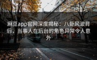 麻豆app官网深度揭秘：八卦风波背后，当事人在后台的角色异常令人意外